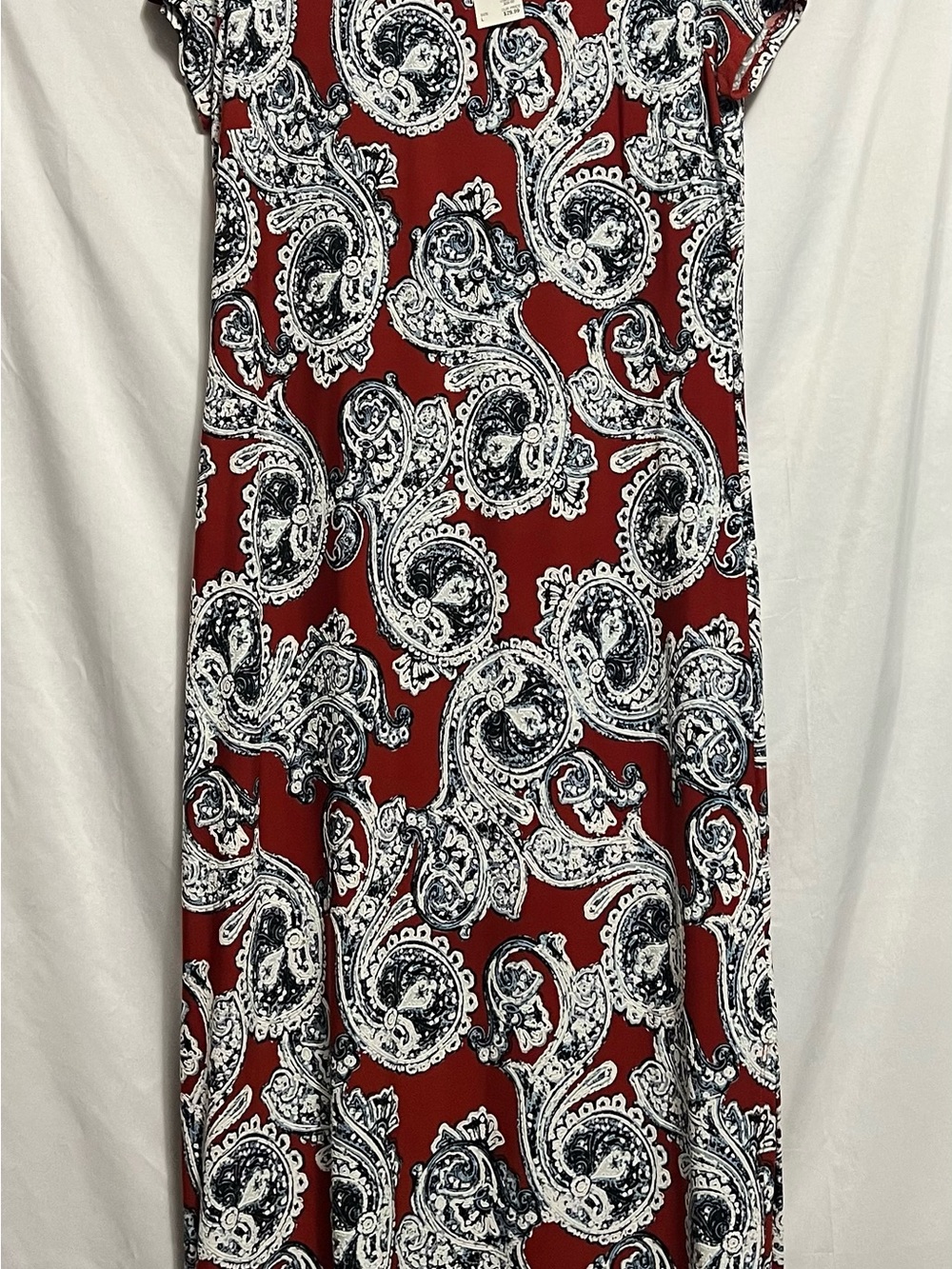 Cato’s Women’s Red Paisley Maxi Dress